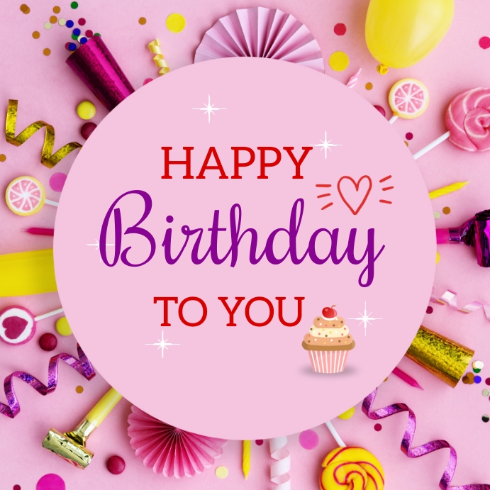 Happy birthday templates Instagram post PosterMyWall Happy birthday templates Instagram post PosterMyWall