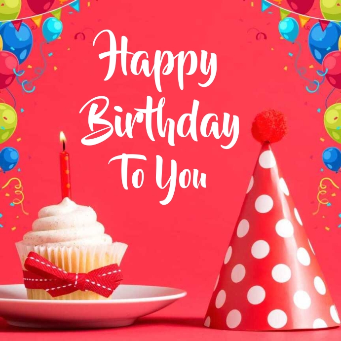 Happy birthday templates Instagram post PosterMyWall