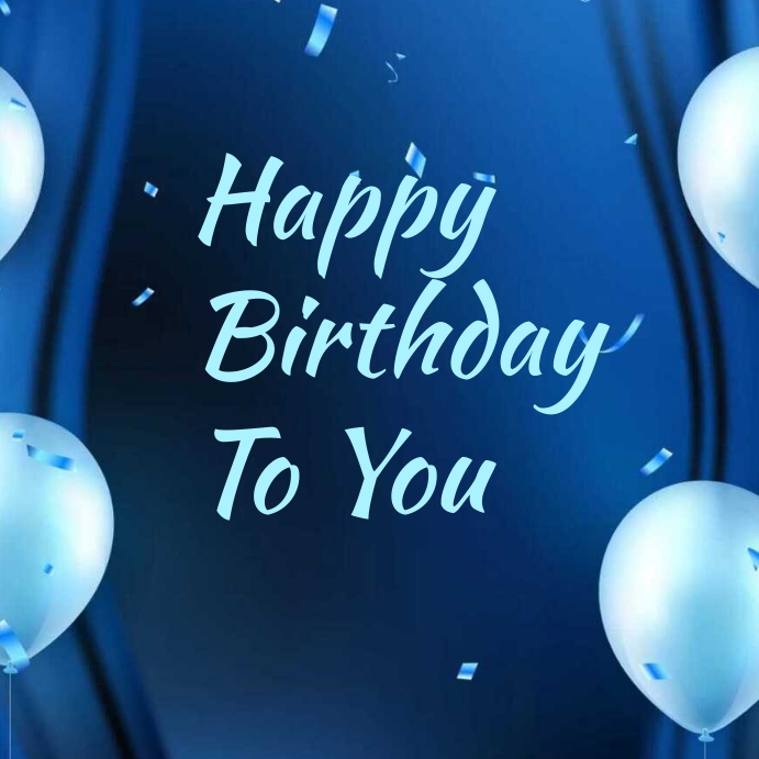 Happy birthday templates instagram post PosterMyWall