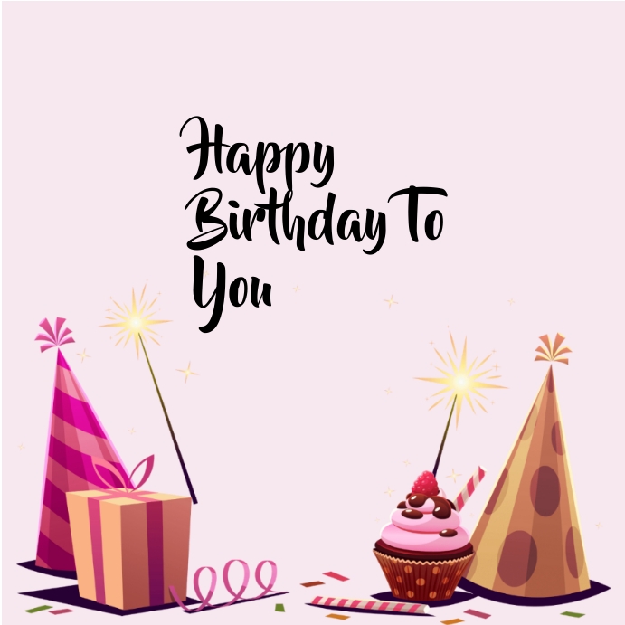 Happy birthday templates Instagram post PosterMyWall Happy birthday templates Instagram post PosterMyWall