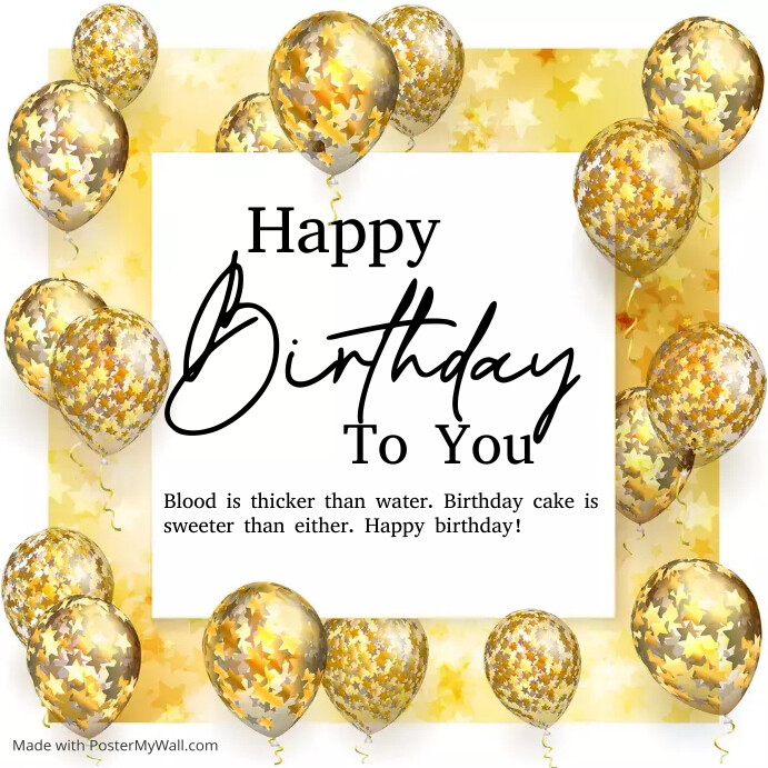 Happy Birthday Templates Online Greeting Card PosterMyWall