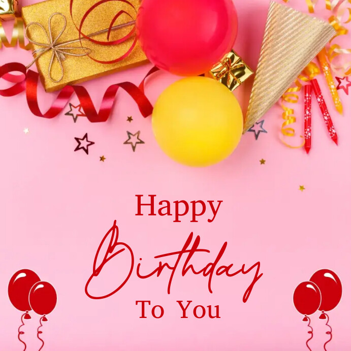 Happy birthday templates online greeting card PosterMyWall