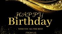 Happy birthday templatev Twitter Post