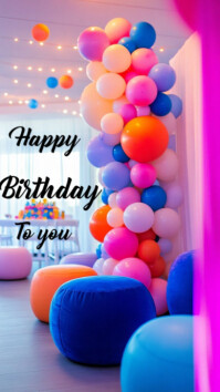 Happy birthday to you 2025 template Instagram Story