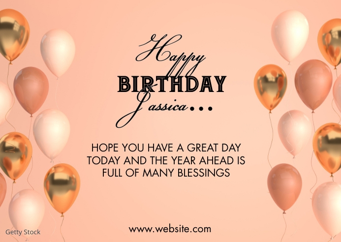 Copy of Happy birthday to you | PosterMyWall