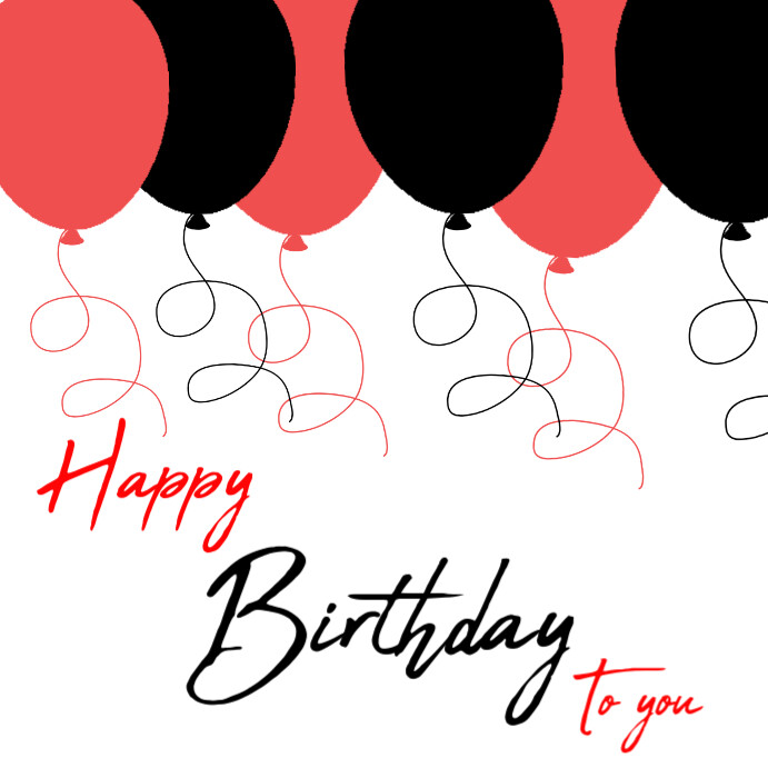 Happy Birthday to you Instagram na Post template