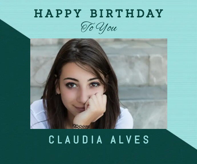 Happy Birthday To You Rectangle moyen template