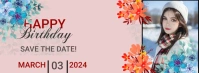 Happy birthday to you Facebook Cover Photo template