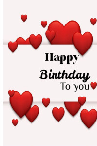 Happy birthday to you Poster template