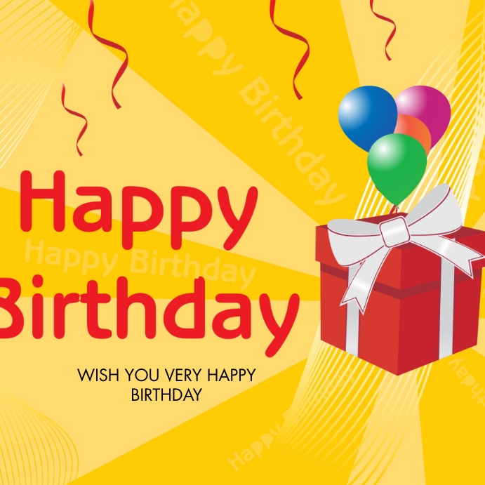 Copy of Happy birthday to you | PosterMyWall