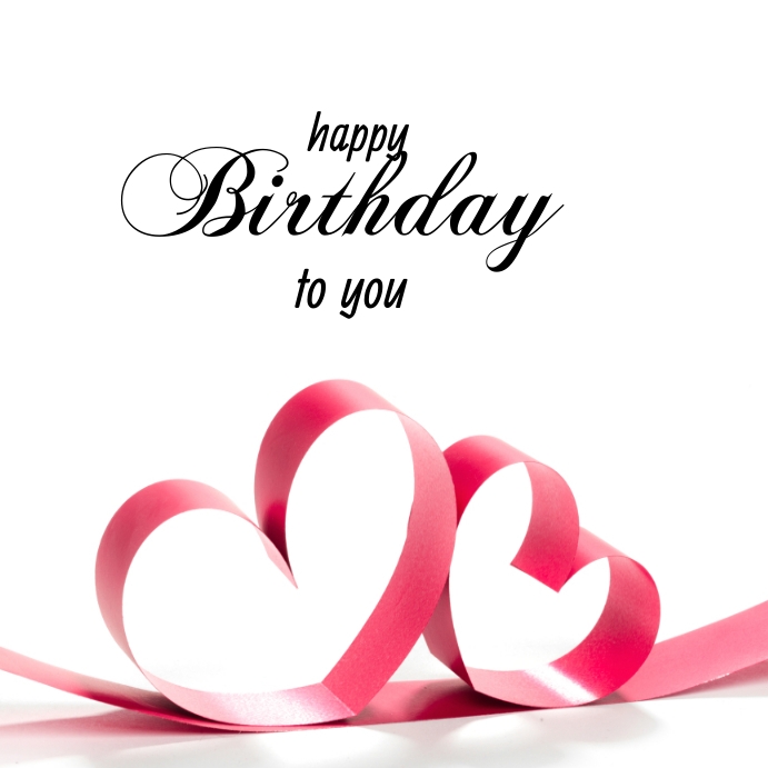 Happy Birthday To You Flyer Template Instagram Post
