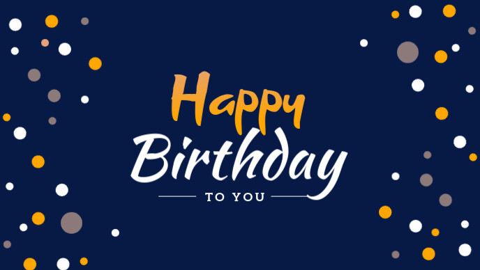 Happy Birthday To You Greeting Template Postermywall Happy Birthday To You Greeting Template Postermywall