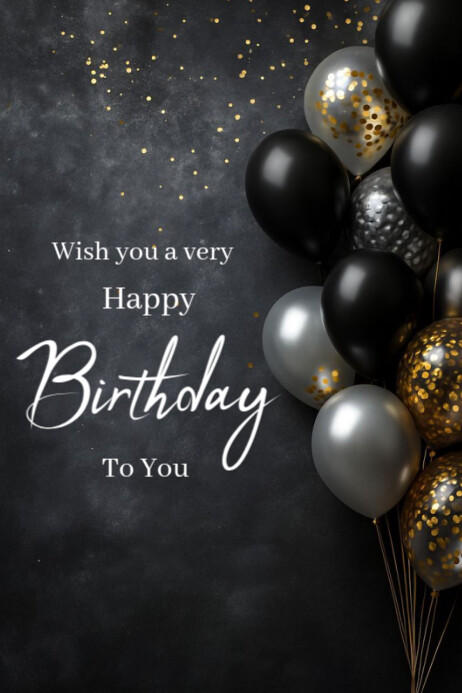 Happy birthday to you online greeting card Template | PosterMyWall