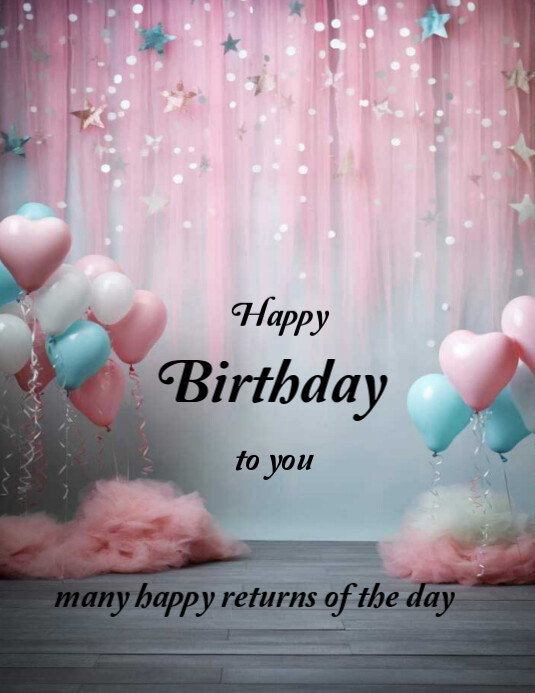 Happy birthday to you template 2025 PosterMyWall Happy birthday to you template 2025 PosterMyWall