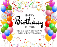 Happy birthday to you template 2025 Medium Rectangle