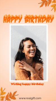 Happy birthday to you too much Instagram Story template