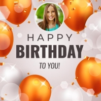 Happy Birthday TWITTER DESIGN Template | PosterMyWall