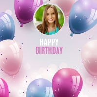 Happy Birthday TWITTER DESIGN Template | PosterMyWall