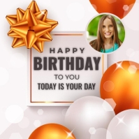 Happy Birthday TWITTER DESIGN Template | PosterMyWall