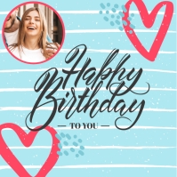 Happy Birthday TWITTER DESIGN Template | PosterMyWall