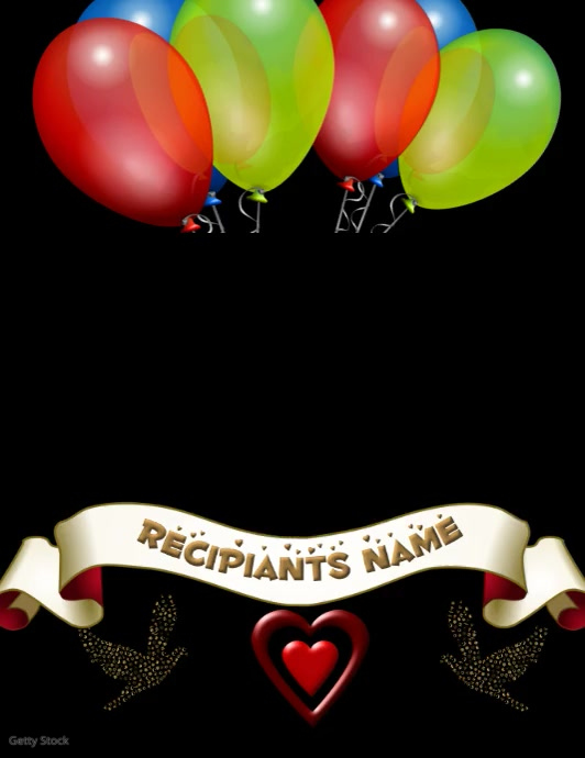 Happy Birthday Video Flyer Template PosterMyWall