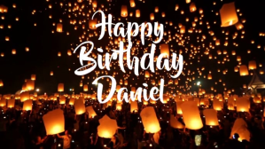 Black Birthday Celebration Film w tle na Facebooka Template