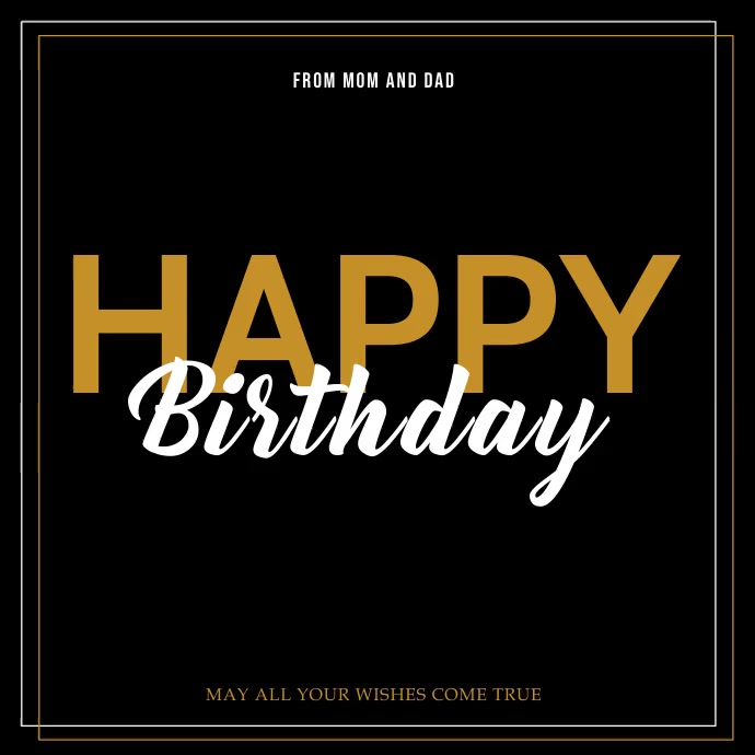 HAPPY BIRTHDAY VIDEO TEMPLATE PosterMyWall HAPPY BIRTHDAY VIDEO TEMPLATE PosterMyWall
