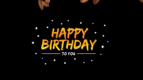 Happy Birthday Video Template Postermywall