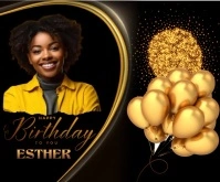 Happy birthday video template 大矩形广告