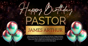 Black Pastor Birthday Celebration Obraz udostępniany na Facebooku Template