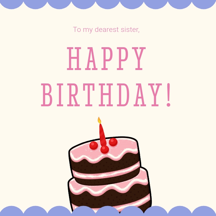 Modele Souhait Joyeux Anniversaire Pour Soeur Avec Gateau Postermywall Modele Souhait Joyeux Anniversaire Pour Soeur Avec Gateau Postermywall