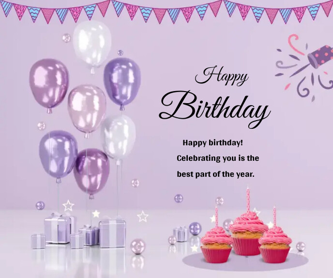 Happy Birthday wish templates PosterMyWall