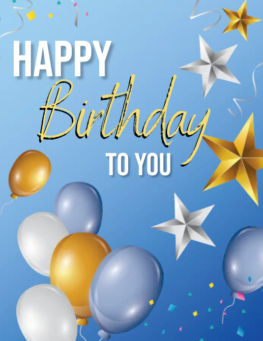 Happy Birthday Wishes Card Template Postermywall Happy Birthday Wishes Card Template Postermywall