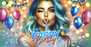 happy birthday wishes Facebook Shared Image template