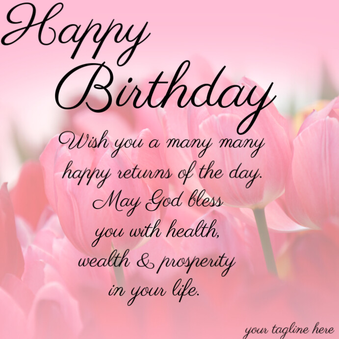 Copy Of Happy Birthday Wishes Greeting Instagram Post PosterMyWall copy-of-happy-birthday-wishes-greeting-instagram-post-postermywall
