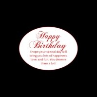 Happy Birthday Wishes Greeting Video Flowers Template Postermywall Birthday Card With Video Message