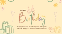 happy birthday wishes poster Publicación de Twitter template
