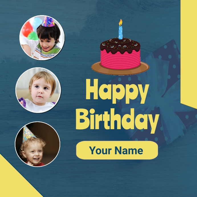 Happy Birthday Wishes Poster Design Template PosterMyWall happy-birthday-wishes-poster-design-template-postermywall