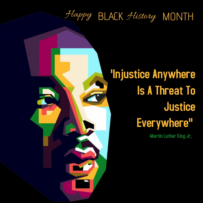 Happy Black History Month Template | PosterMyWall