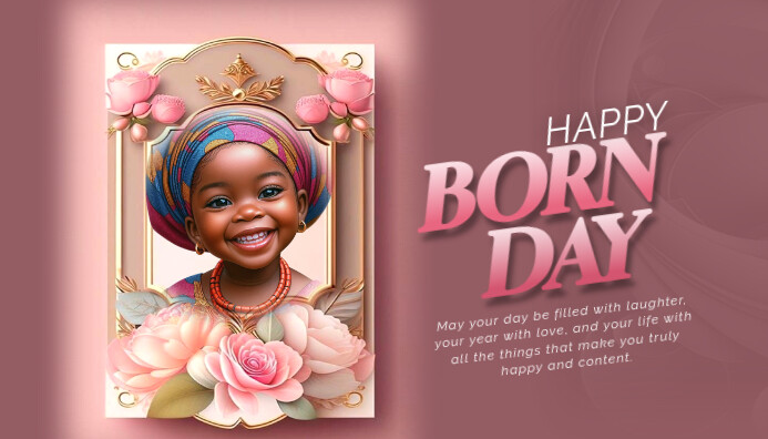 Happy born day Template | PosterMyWall