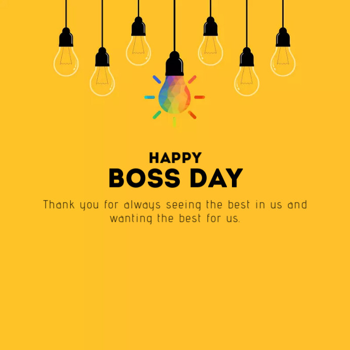 Copy of happy boss day PosterMyWall