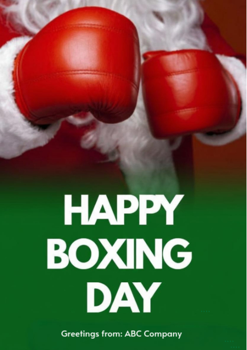 Happy boxing Day Template | PosterMyWall