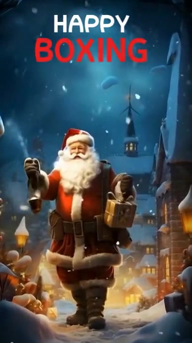 Happy boxing day Instagram Reel template