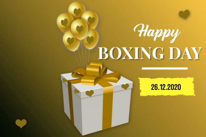 Happy Boxing Day Template Postermywall
