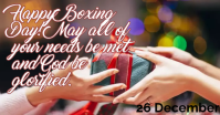 Happy Boxing Day Facebook Ad template