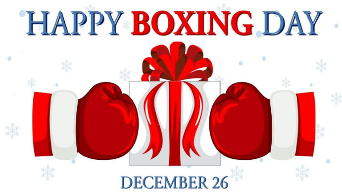 happy boxing day YouTube Thumbnail template