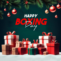 Happy boxing Day Message Instagram template