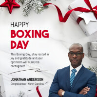 Happy Boxing Day Instagram-Beitrag template