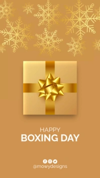 Happy Boxing Day Instagram Story template