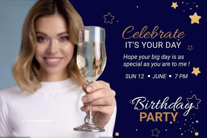 HAPPY BRITHDAY POSTER TEMPLATE